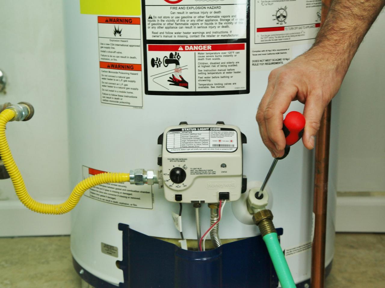 Gas Water Heater pilot goes out if temperature set above warm